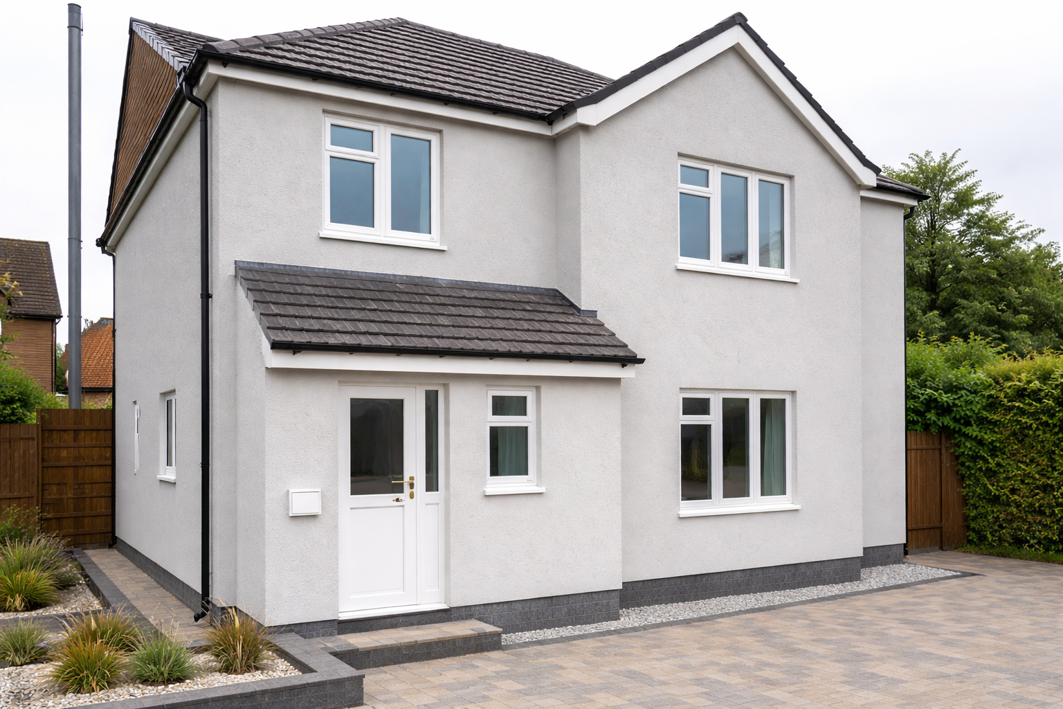 Maison rénovée avec panneaux solaires et isolation performante